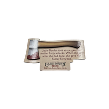 Official Lizzie Borden House Decorative Hatchet Magnet
