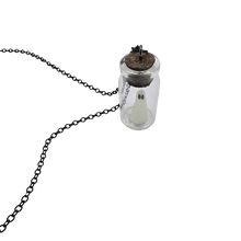 Glow in the Dark Ghost in a Bottle Necklace