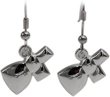 Official Lizzie Borden House Silver Plated Axe Head Earrings