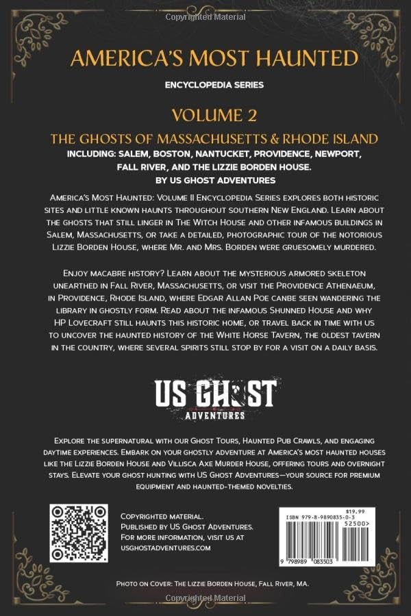America's Most Haunted Encyclopedia Series - Vol. II: The Ghosts of Massachusetts & Rhode Island