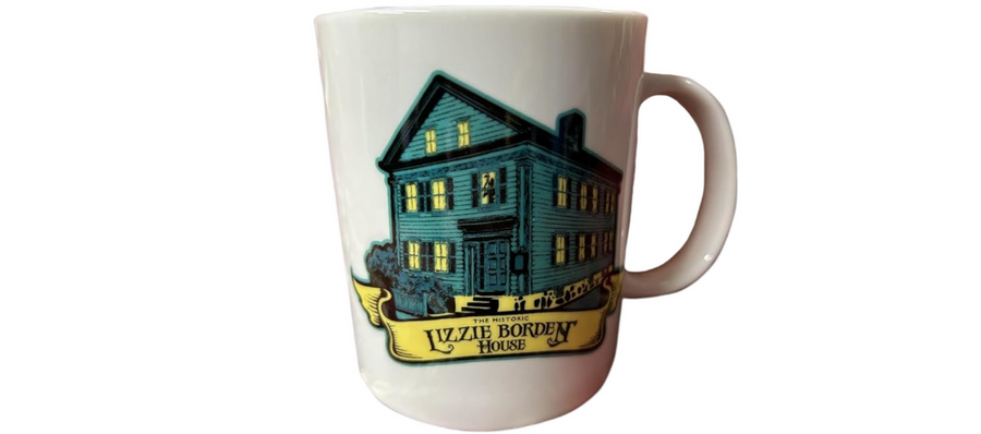 Official Lizzie Borden House Rise and Grind Ceramic Coffee Mug