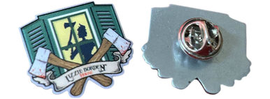 Official Lizzie Borden House Button Collectible Pin