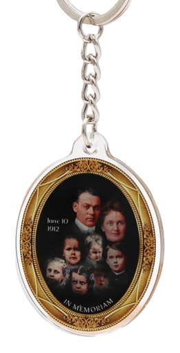 Official Villisca Axe Murder House Small Locket Keychain