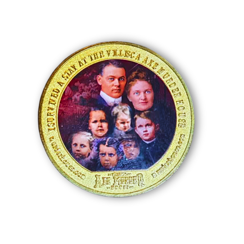 Official Villisca Axe Murder House Challenge Coin