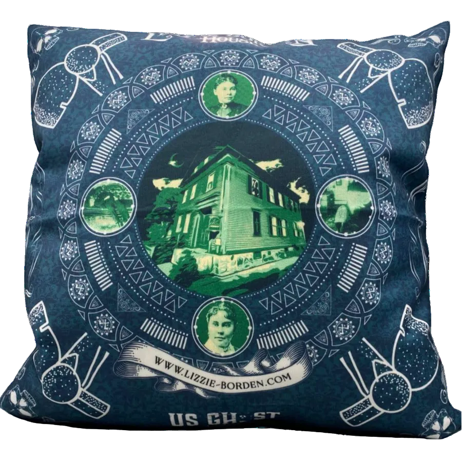 Official Lizzie Borden House 16x16 in. Pillow Case