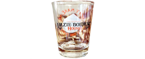Official Lizzie Borden House Etched Shot Glass