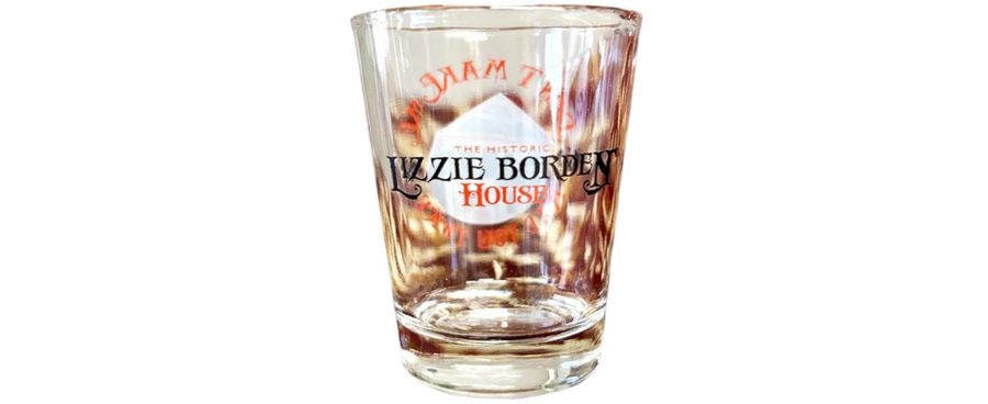 Official Lizzie Borden House Etched Shot Glass