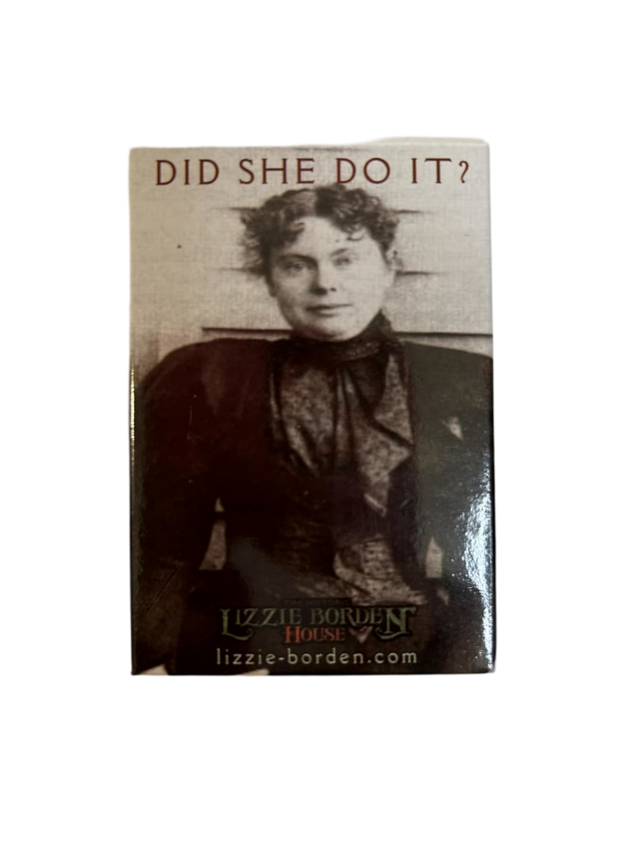 "Did She Do It" Lizzie Borden House Decorative Magnet