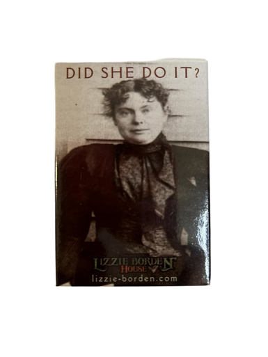 "Did She Do It" Lizzie Borden House Decorative Magnet