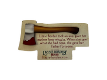 Official Lizzie Borden House Decorative Hatchet Magnet
