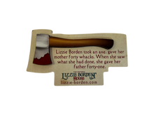 Official Lizzie Borden House Decorative Hatchet Magnet