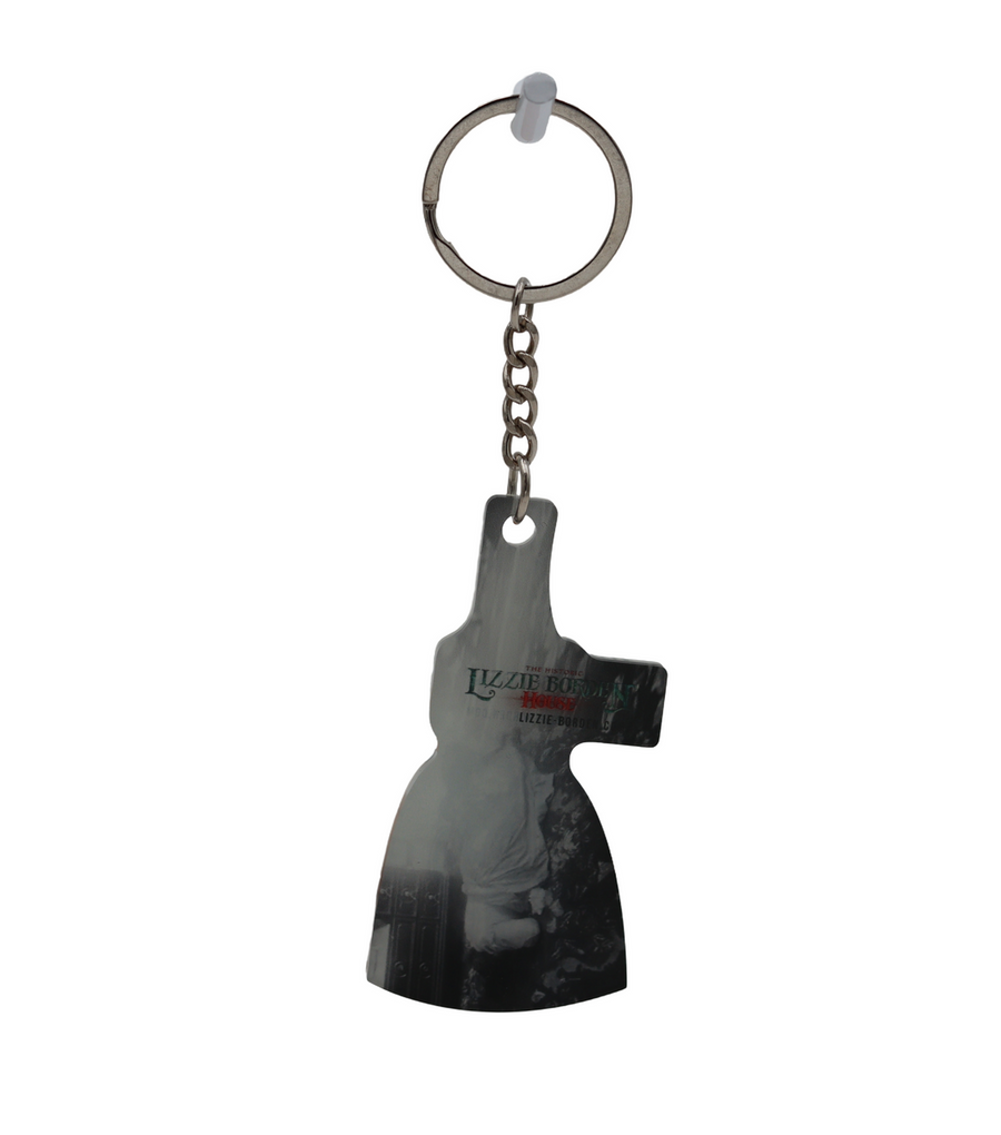 Official Lizzie Borden House Crime Scene Axe Head Keychain