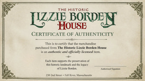 The Borden Fence Bottle - Lizzie Borden House Fence Shard Fragments