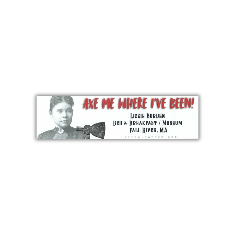 Official Lizzie Borden House Bumper Sticker