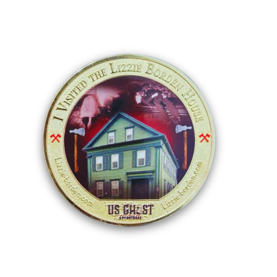 Official Lizzie Borden House Collectible Challenge Coin