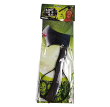 Bloody Hatchet Axe in Head Play Headband
