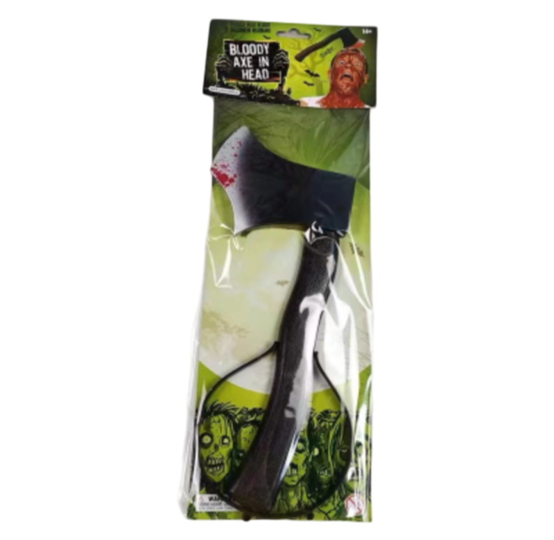 Bloody Hatchet Axe in Head Play Headband