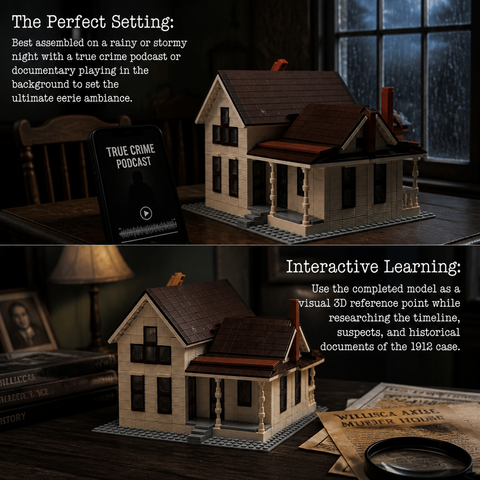 The Villisca Axe House Building Block Set