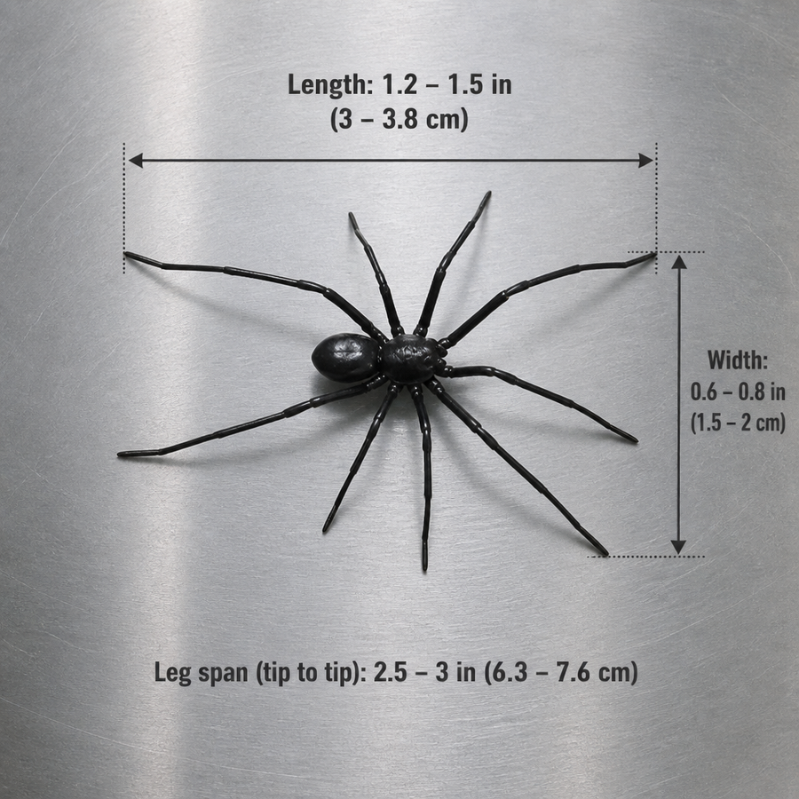Realistic 3D Spider Magnet