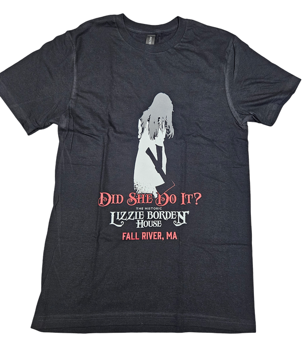Official Lizzie Borden House T-Shirt - Did She Do It?