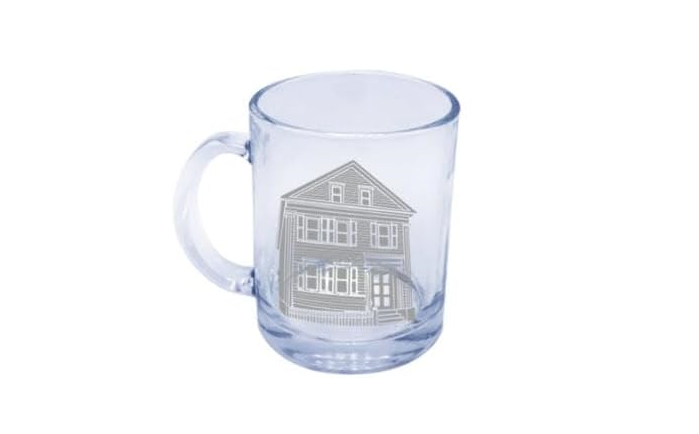 Official Lizzie Borden House Etched Pint Glass