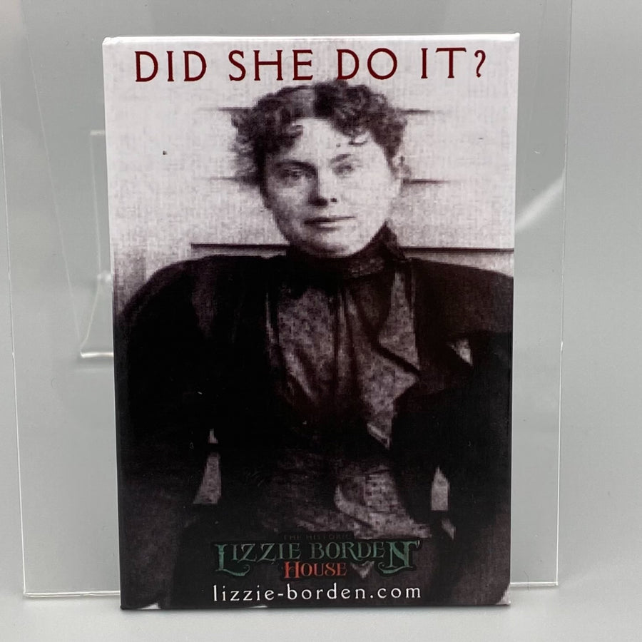 "Did She Do It" Lizzie Borden House Decorative Magnet