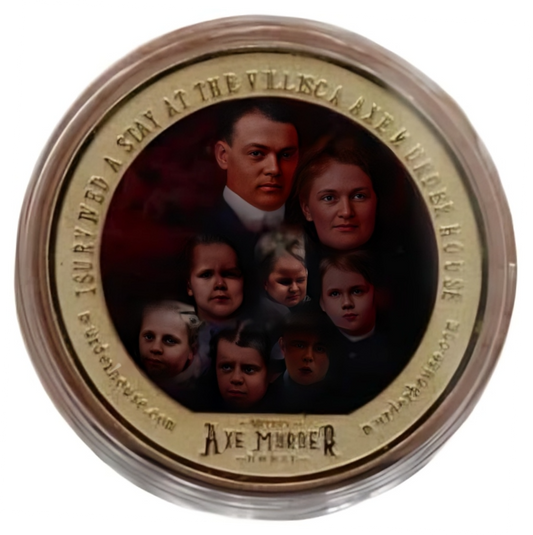 Official Villisca Axe Murder House Challenge Coin