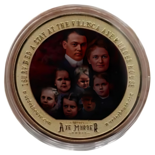 Official Villisca Axe Murder House Challenge Coin