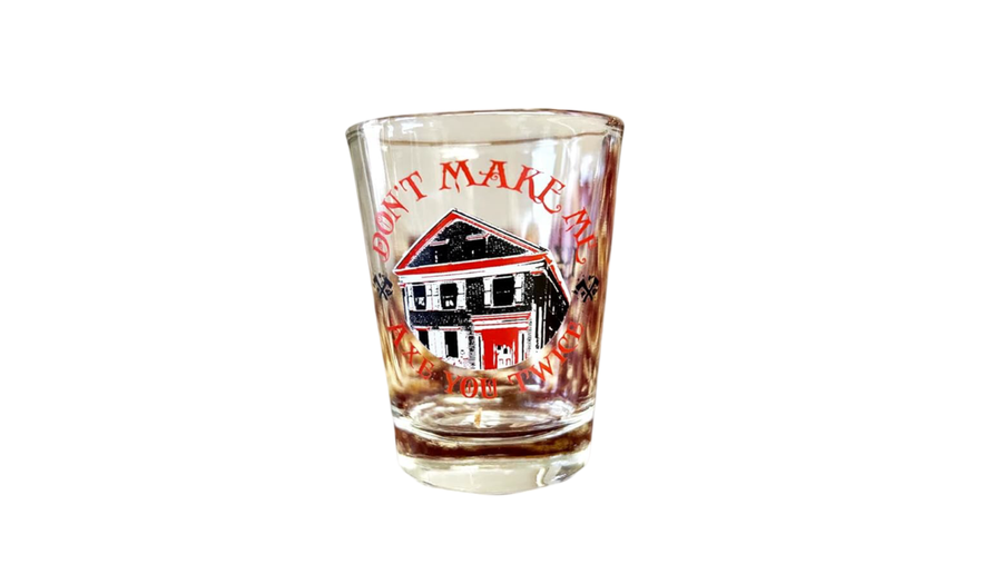 Official Lizzie Borden House Etched Shot Glass