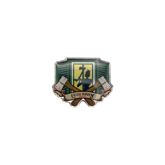 Official Lizzie Borden House Button Collectible Pin