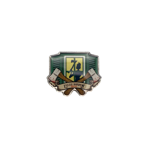 Official Lizzie Borden House Button Collectible Pin