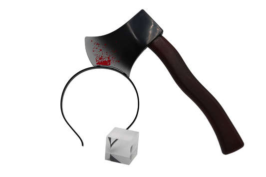 Bloody Hatchet Axe in Head Play Headband