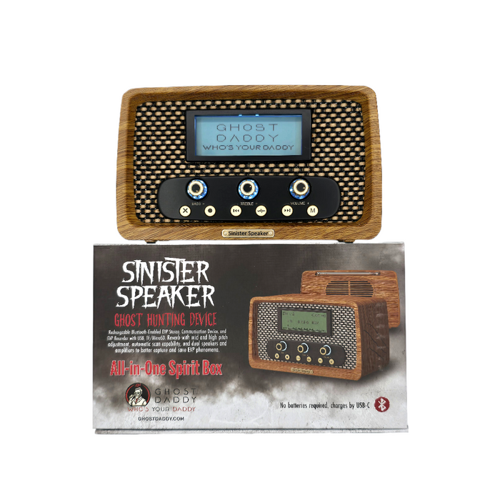Sinister Speaker - Ghost Hunting Spirit Box Radio